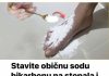 Stavite običnu sodu bikarbonu na stopala i pustite da djeluje: OVDJE je učinak za 15 minuta!
