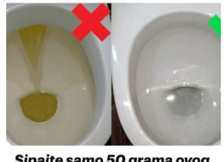 Sipajte samo 50 grama ovog praha u WC šolju i zaboravite na ribanje: ZASIJAĆE KAO NOVA