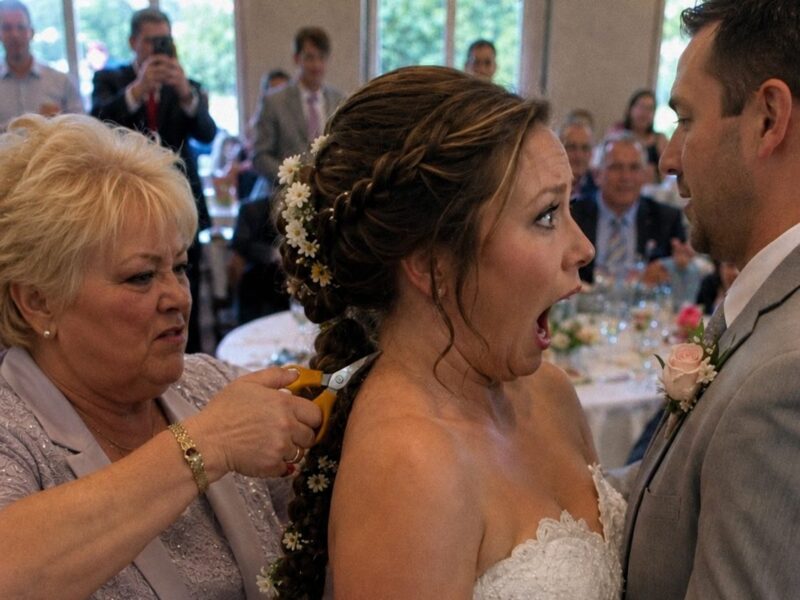 Moja svekrva mi je prišla s leđa na dan mog vjenčanja i odsjekla kosu, tvrdeći da je to „porodična tradicija“. Ali moj suprug je uradio nešto zbog čega je vrlo brzo požalila svoj postupak. - featured image