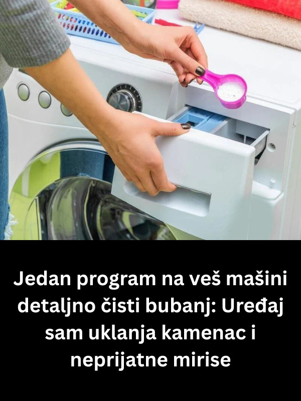 Jedan program na veš mašini detaljno čisti bubanj: Uređaj sam uklanja kamenac i neprijatne mirise - content image
